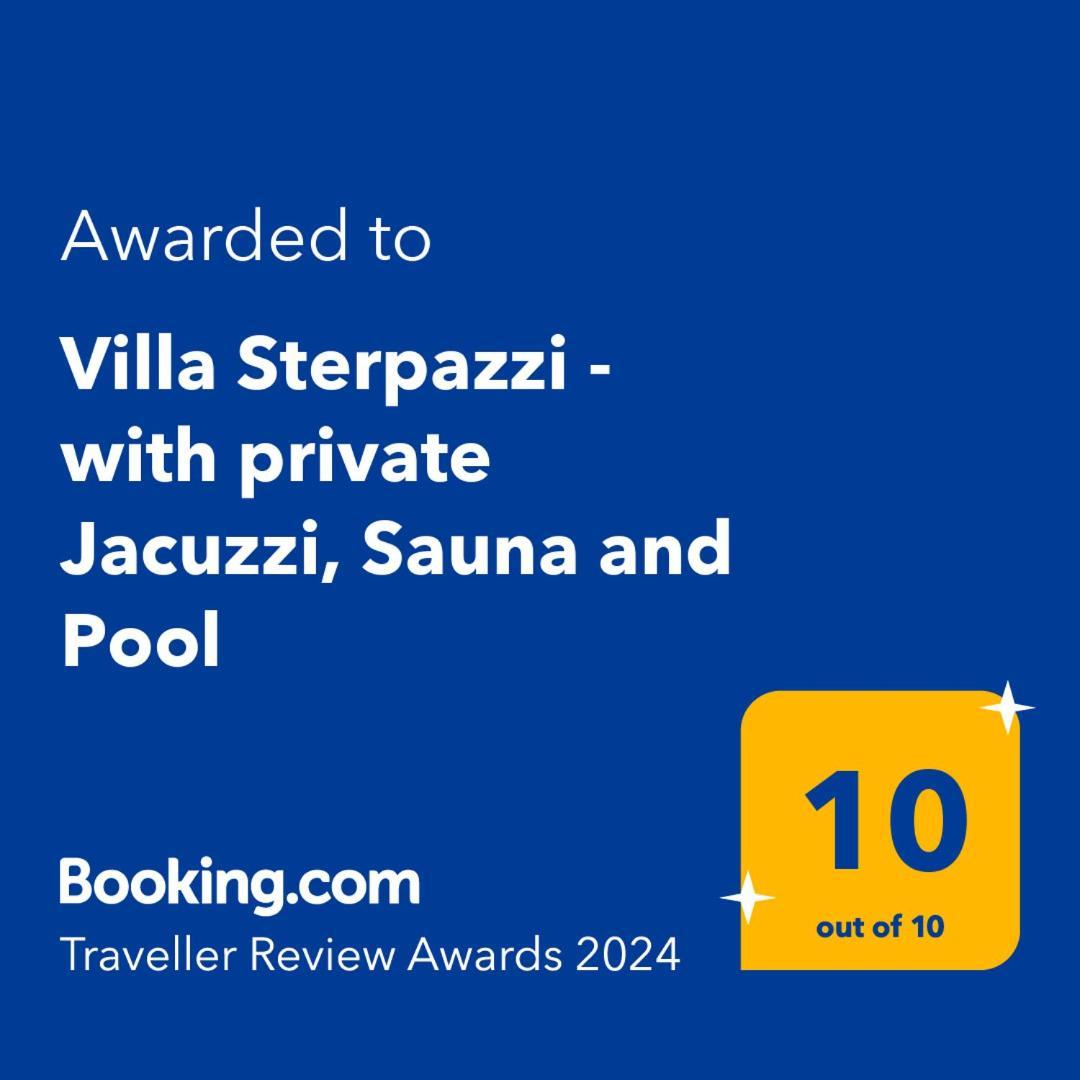 Villa Sterpazzi - Near Porec With Sea View, Private Jacuzzi, Sauna And Pool Višnjan Exterior foto